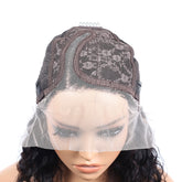 Black Curly Bob Lace Front Wig - 100% Remy Human Hair